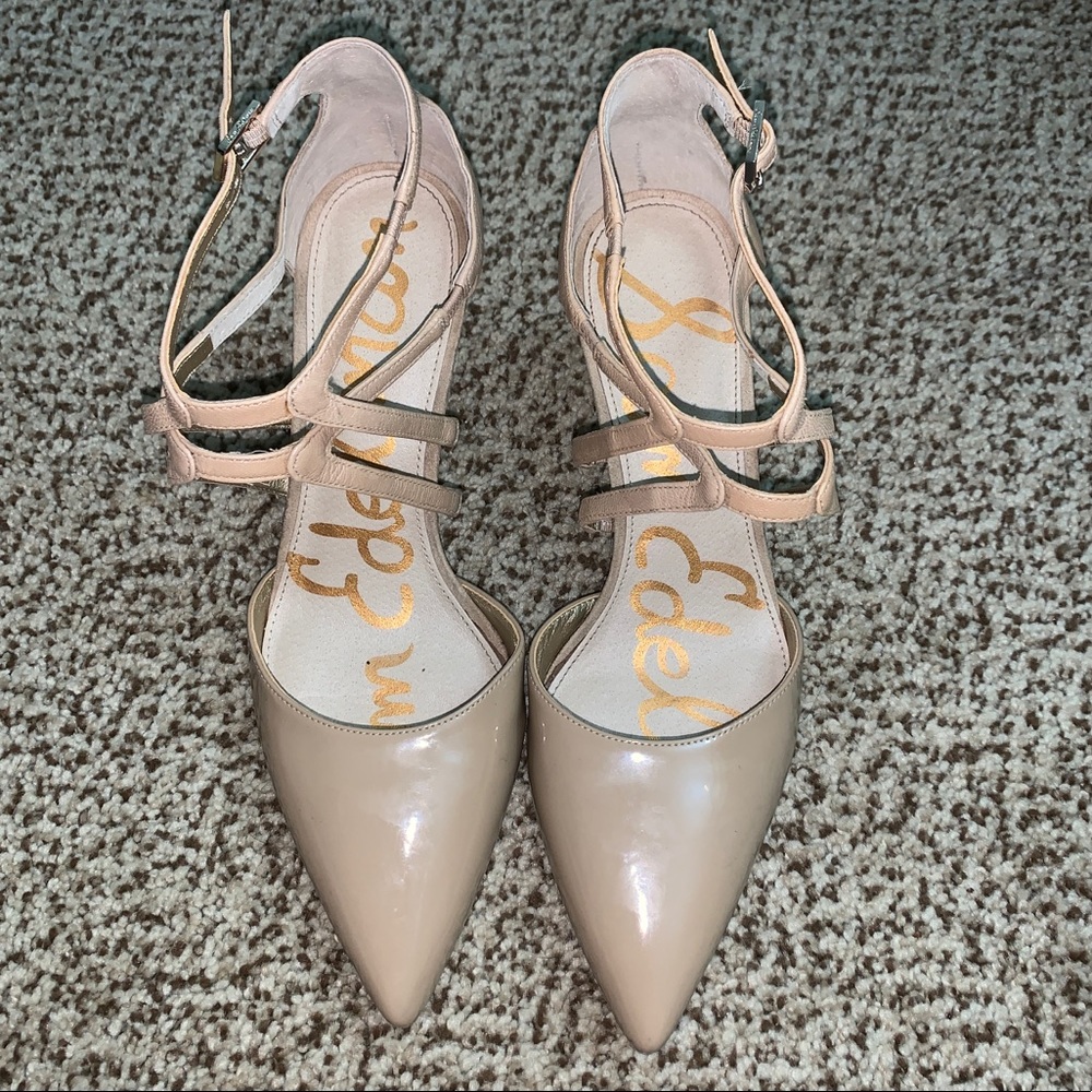 Sam Edelman Okala Strappy Nude Size 7.5